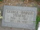 George Marvin Stevens