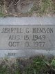  Jerrell Gordon “Jerry” Henson