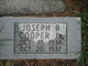  Joseph B Cooper Jr.