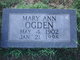  Mary Ann <I>Couch</I> Ogden