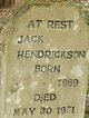  John Andrew Jackson “Jack” Hendrickson