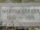  Martha Elizabeth <I>Ames</I> Barker