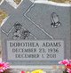  Dorothea Adams