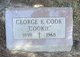  George K “Cookie” Cook