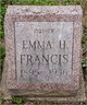  Emma H. <I>Miller</I> Francis