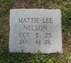  Mattie Lee Nelson