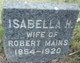  Isabella C. <I>Hershberger</I> Mains