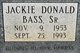 Jackie Donald Bass Sr. Photo