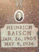  Heinrich Baisch