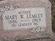  Mary <I>Watson</I> Lemley