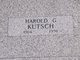  Harold George Kutsch