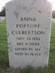  Anna <I>Poptorf</I> Culbertson