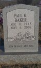  Paul Kenneth Baker