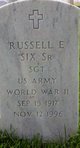  Russell E Six Sr.