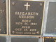  Elizabeth Flora “Betty” Nelson