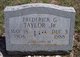  Frederick G Taylor Jr.
