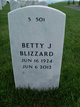  Betty Jane <I>Layton</I> Blizzard