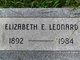  Elizabeth E Leonard