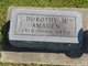  Dorothia Maxine “Dorothy” Amsden