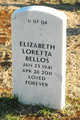  Elizabeth Loretta Bellos