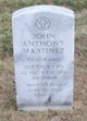 Sgt John Anthony “Tony” Martinez