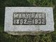  Mary Elizabeth “Mollie” <I>Page</I> McFadden