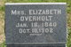  Elizabeth “Lizzie” <I>Ferguson</I> Overholt