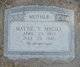  Martha Frances “Mattie” <I>Pearson</I> Magill