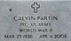  Calvin “Cal” Partin