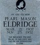  Pearl <I>Mason</I> Eldridge