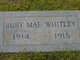  Ruby Mae Whitley