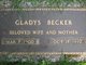  Gladys “Gram” <I>Ray</I> Becker