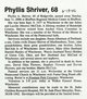  Phyllis Alberta <I>McClish</I> Flowers Shriver