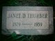  Janet “Jean” <I>Glenesk</I> Thurber
