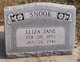  Eliza Jane <I>Lounsbury</I> Snook