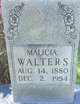  Malicie <I>Sexton</I> Walters