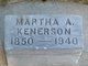  Martha Ann <I>Williams</I> Kenerson
