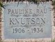  Pauline Anne <I>Rau</I> Knutson