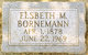  Elsbeth Marie <I>Saenger</I> Bornemann