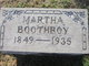  Martha <I>Armitage</I> Boothroy