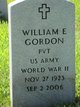  William E Gordon