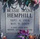 Bessie Irene <I>Ross</I> Hemphill