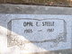  Opal Ella <I>Beebe</I> Steele