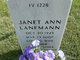  Janet Ann <I>Morton</I> Lanemann