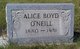 Alice Boyd <I>Finnie</I> O'Neill