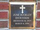  June Buckley Dickinson