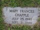  Mary Frances “Billie” Chapple