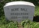 Derie Hart <I>Ball</I> Henderson