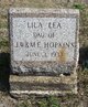  Lila Lea daughter of J.W. & M.E. Hopkins