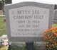  Betty Lee “Mom-Mom Candy” <I>Cameron</I> Holt